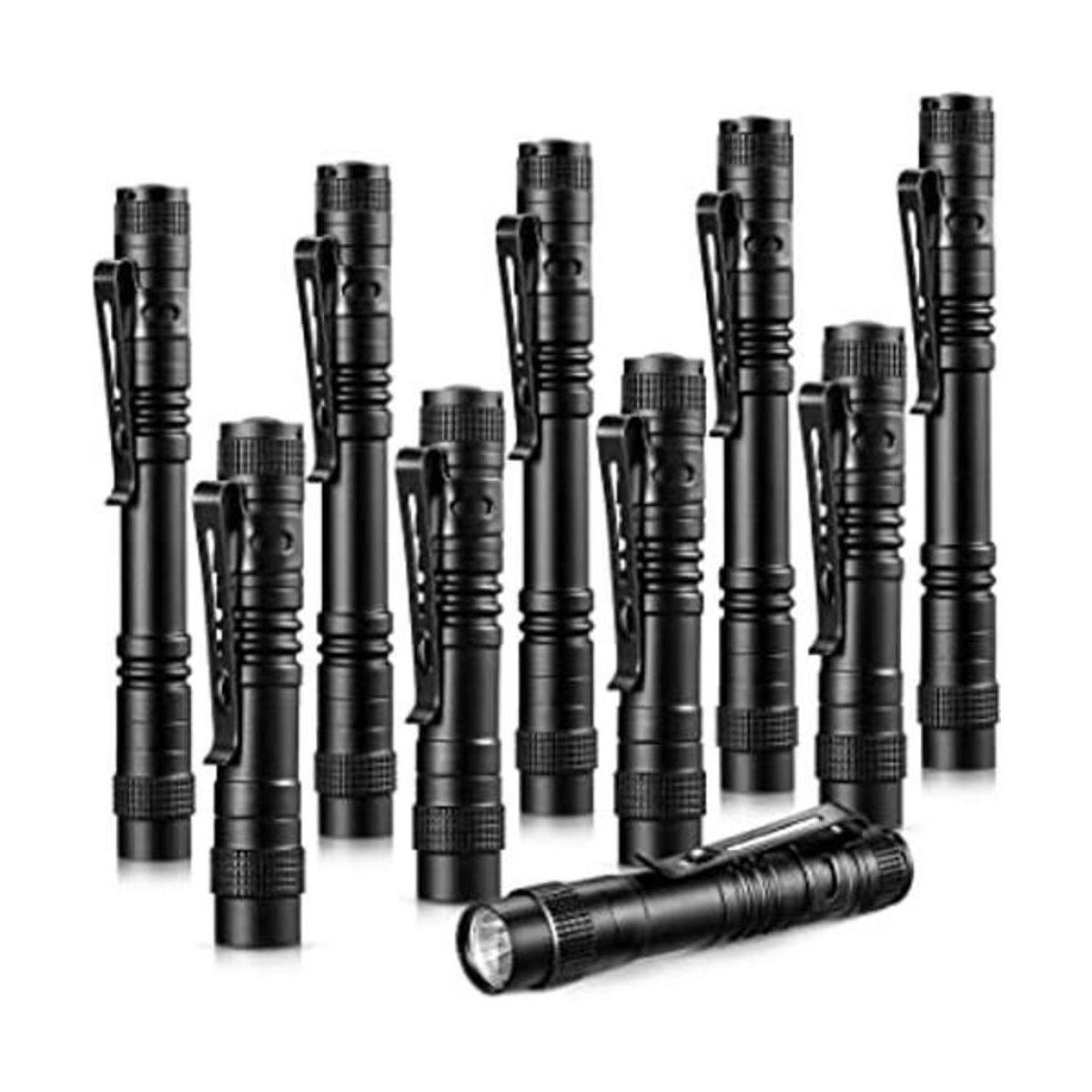 10 piezas de mini linterna LED pequeña linterna de mano