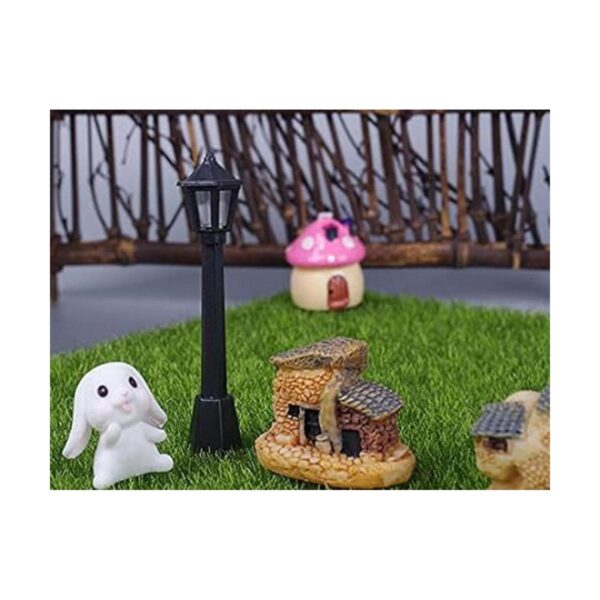 10 piezas de mini modelo de luz de calle en miniatura
