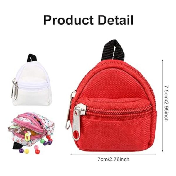 10 piezas de mochilas para muñecas bolsas de muñeca mini