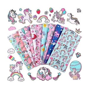 10 piezas de tela de unicornio cuadrados de 20.0 x 20.0 in