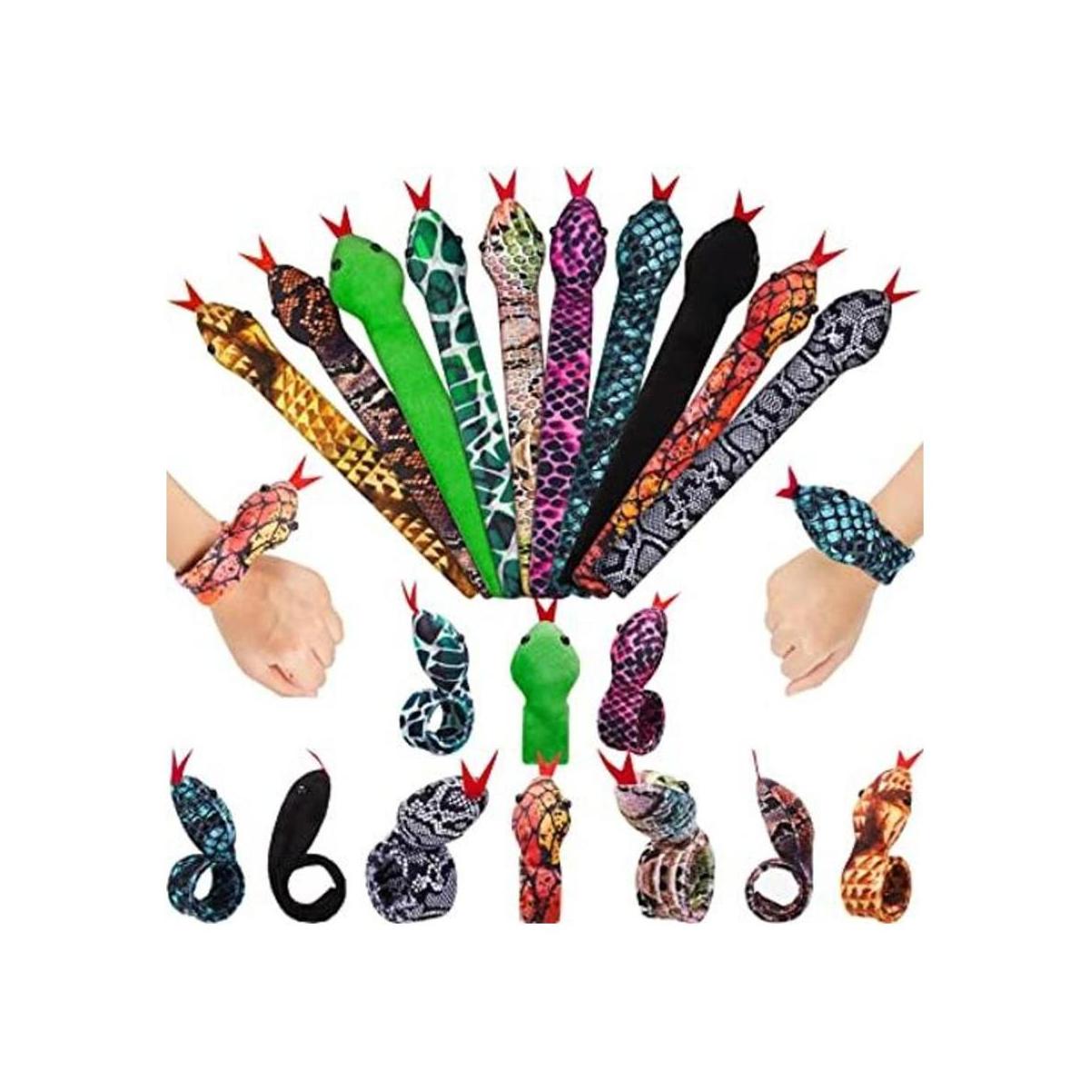 10 pulseras surtidas de bofetada de serpiente pulseras de