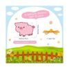 10 tarjetas de cordones de animales de granja para niños_2