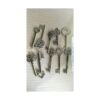 10 teclas de esqueleto mixtas con acabado en bronce