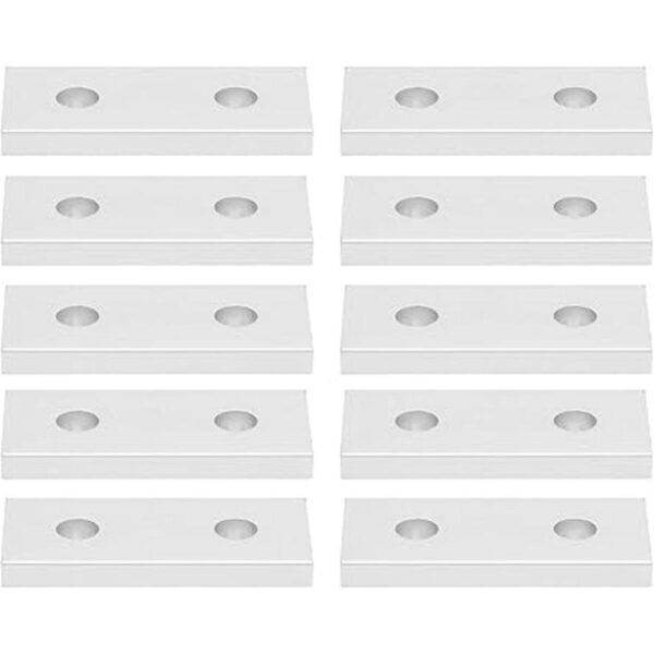 10 unids placa de unión de aluminio plano de conexión de