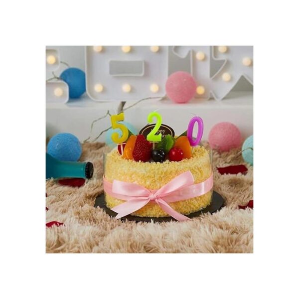 10 velas de cumpleaños velas con números de pastel del_4