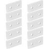 10 unids placa de unión de aluminio plano de conexión de