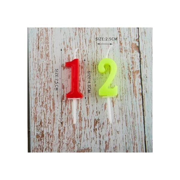 10 velas de cumpleaños velas con números de pastel del_3