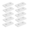 10 unids placa de unión de aluminio plano de conexión de