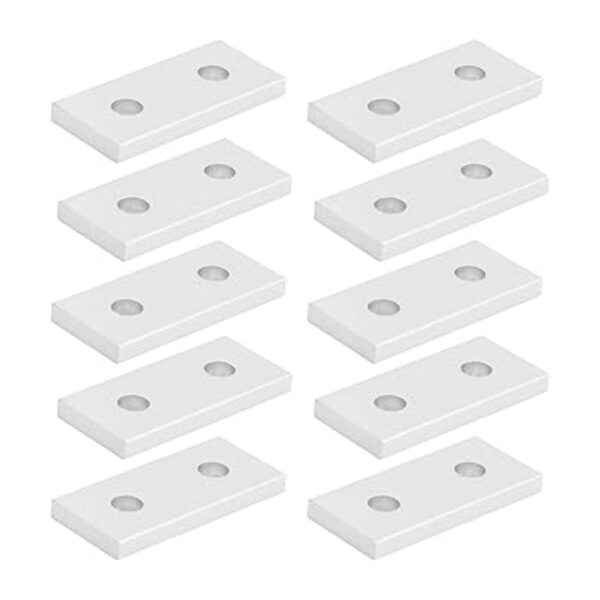 10 unids placa de unión de aluminio plano de conexión de