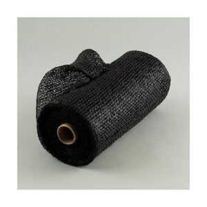 10 Wide Poly Burlap Mesh Black 10 Yard Great for Outdoor_1