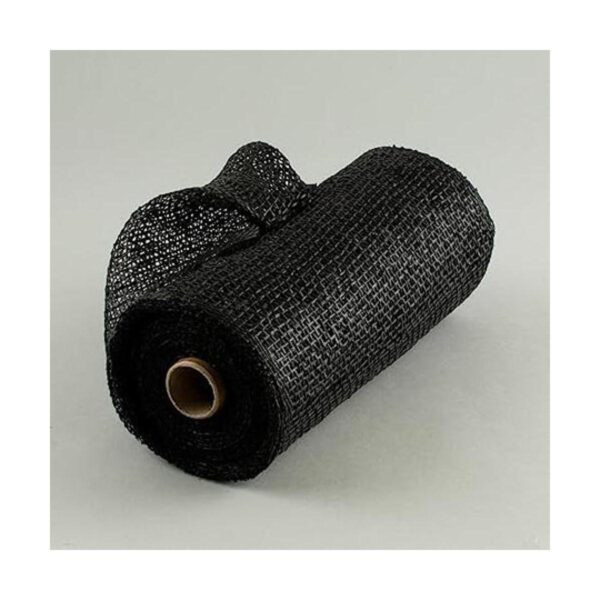 10 Wide Poly Burlap Mesh Black 10 Yard Great for Outdoor_1