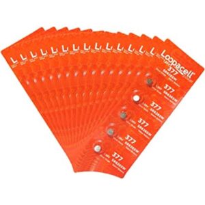 100 Pack loopacell 377 Electronics Batteries de reloj_1