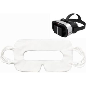 100 Pack White Disposable VR Face Covers Sanitary VR Cover_1