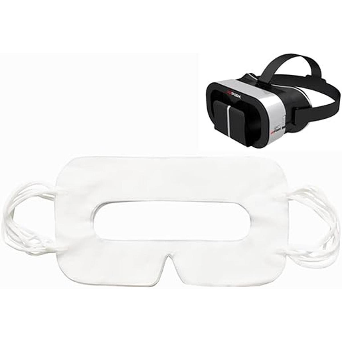100 Pack White Disposable VR Face Covers Sanitary VR Cover