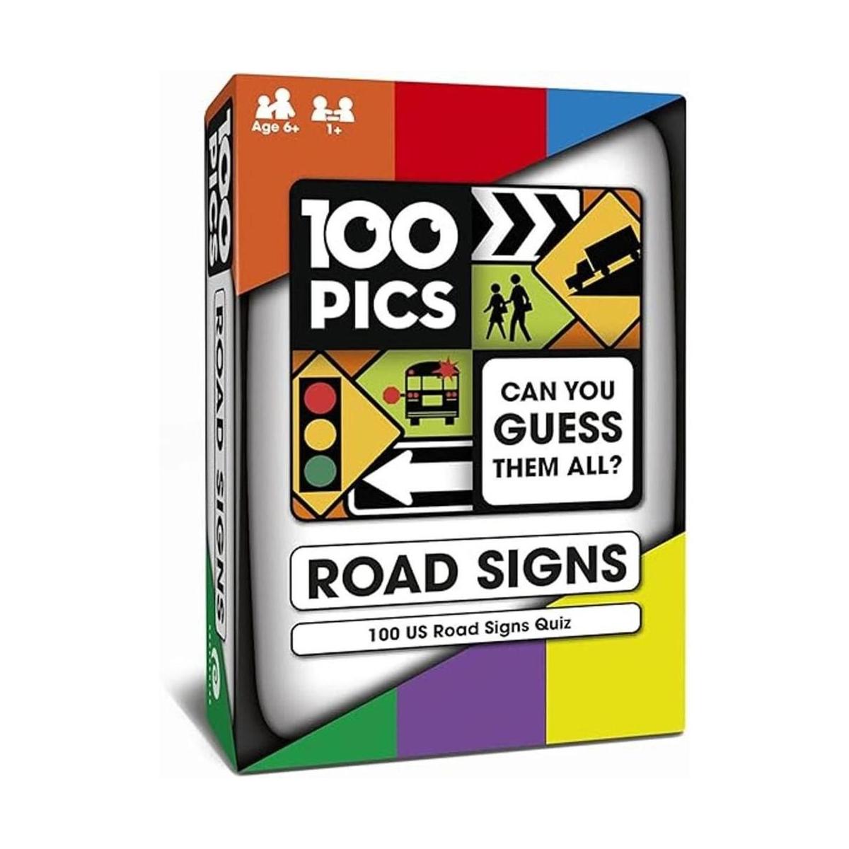 100 PICS Juego de viaje de señales de carretera de Estados