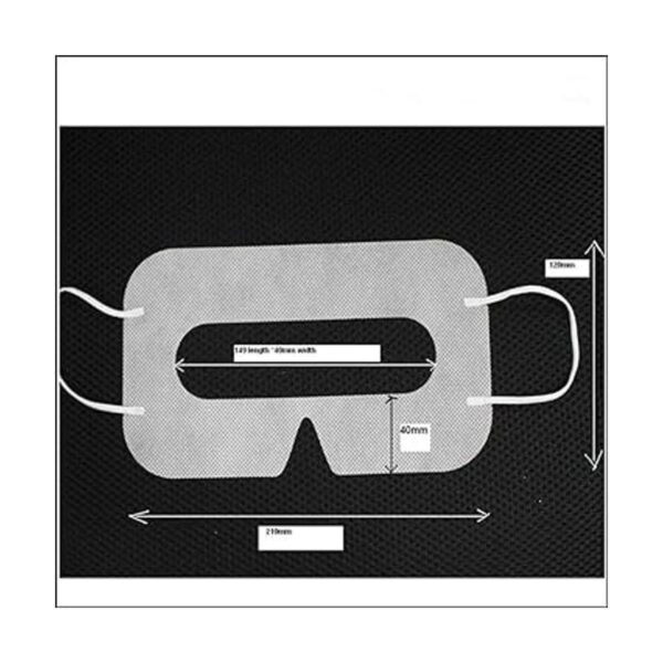 100 Pack White Disposable VR Face Covers Sanitary VR Cover_2