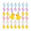 100 abalorios de resina con forma de pato 5 colores