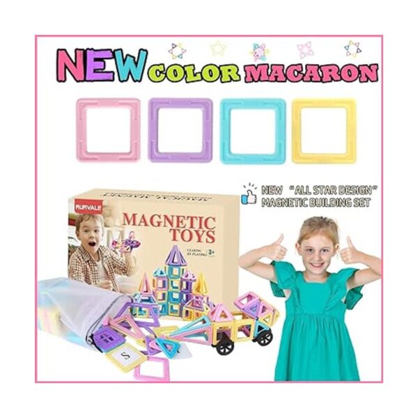 100 bloques magnéticos juguetes magnéticos para niños de