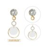 100 aretes de diamantes de imitación de 0.197 in aretes