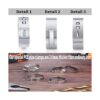 100 anillos de abrazadera PEX de 34 pulgadas abrazaderas