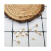 100 aretes de bola con 100 aretes de mariposa aretes