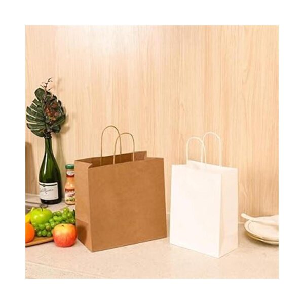 100 bolsas de papel de estraza de 7.9 x 4.25 x 10.6