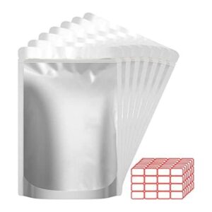 100 bolsas de Mylar de 1 cuarto de galón gruesas de 0.370_1
