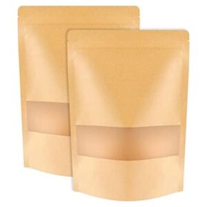 100 bolsas de papel kraft de pie bolsas de almacenamiento_1