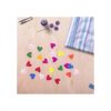 100 botones coloridos de madera con 2 agujeros botones
