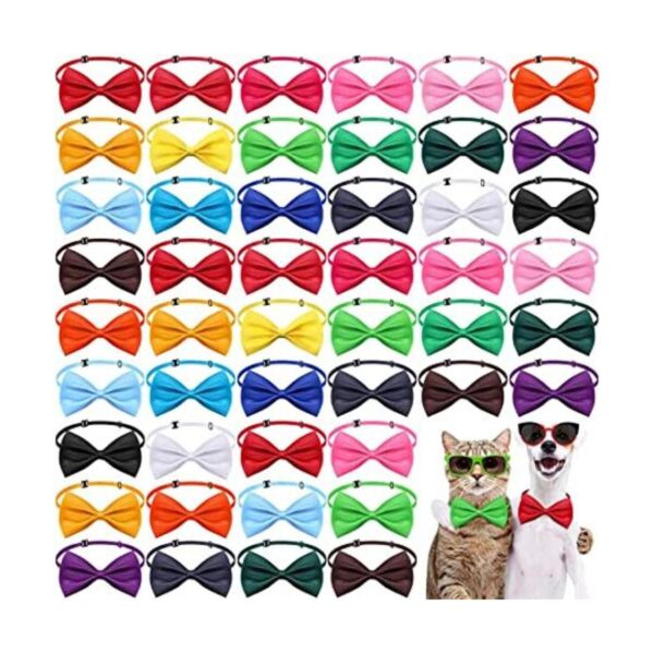100 corbatas para perros con cuello ajustable de 19