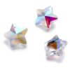 100 dijes de estrella facetada de cristal de color AB de