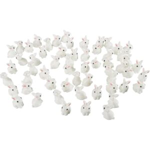 100 figuras en miniatura de conejo mini conejos hadas_1