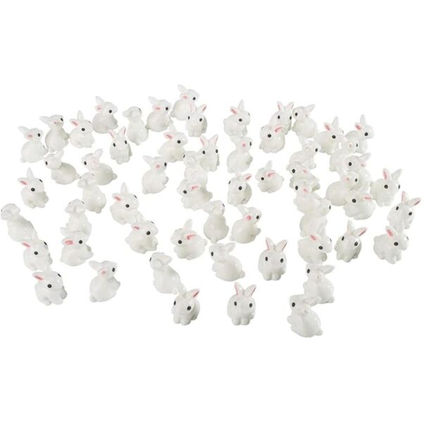 100 figuras en miniatura de conejo mini conejos hadas_1