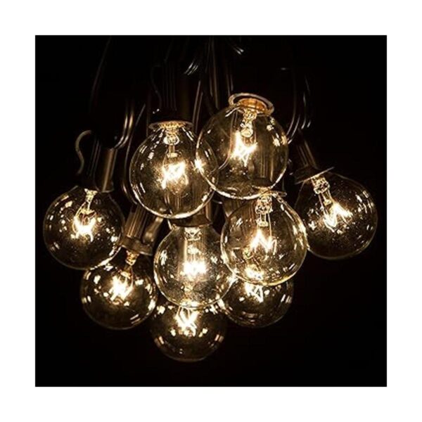 100 foot Globe Patio String Lights Set de 100 G40