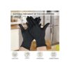 100 guantes desechables extragrandes color negro_4