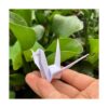 100 grúas de origami blancas prefabricadas de 5.5 in para_3