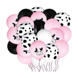 100 globos de vaca con estampado de vaca globos de látex_1