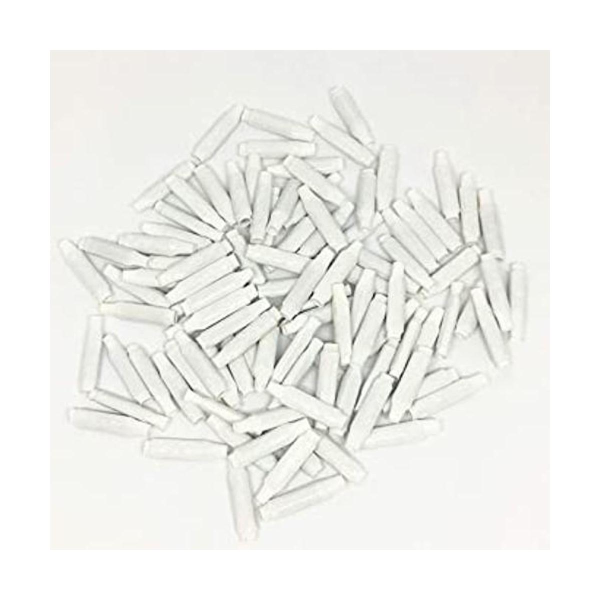 100 gorros blancos secos con conector B para alarma de