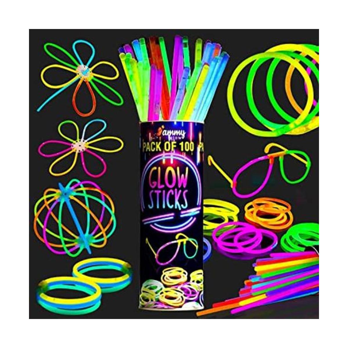 100 palitos brillantes a granel suministros de fiesta que