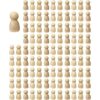 100 piezas de muñecas de madera sin terminar figuras_1