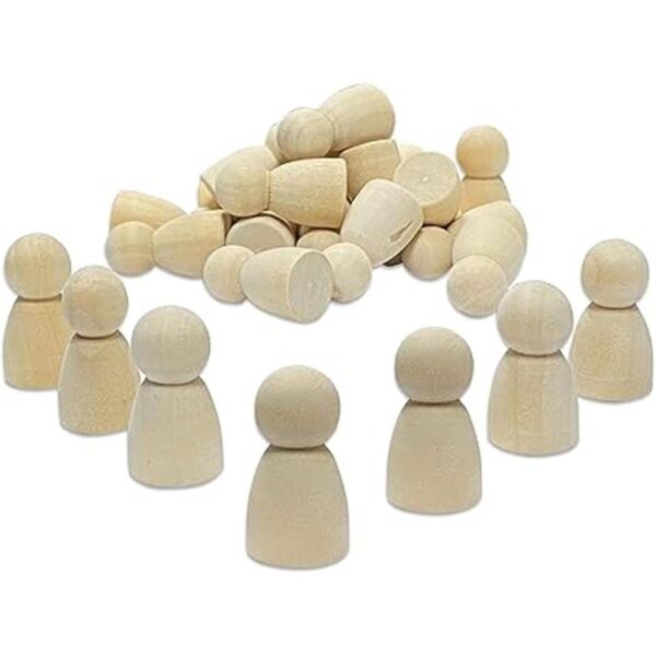 100 piezas de muñecas de madera sin terminar figuras_3