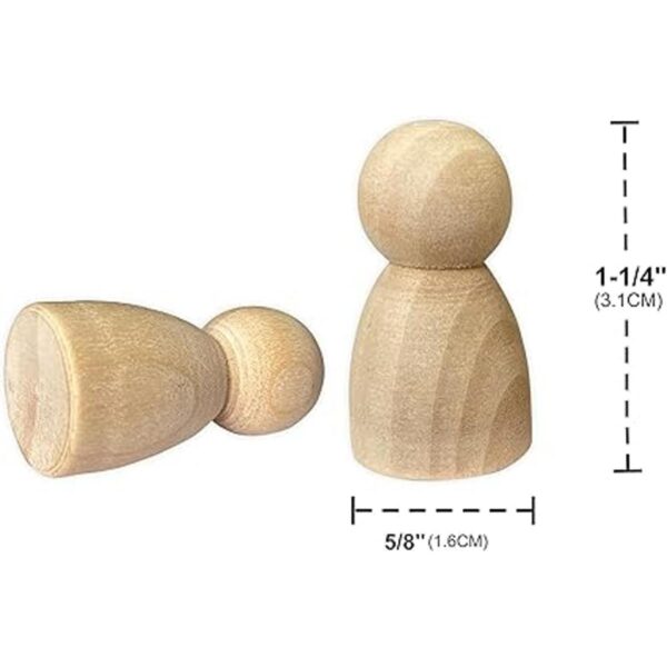100 piezas de muñecas de madera sin terminar figuras_2