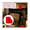 100 piezas para máquina de coser carrete de fieltro rojo