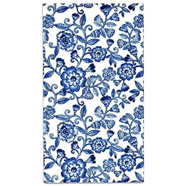 100 servilletas de invitados florales azules toallas de_1