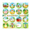 1000 calcomanías temáticas de granja de animales_2