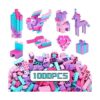 1000 PCS Building Bricks in 4 Girl Pastel Colors Classic_1