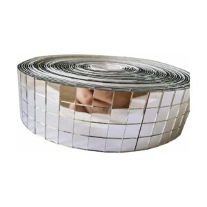 1000 piezas mini 0.4 x 0.4 pulgadas cuadrados de espejo