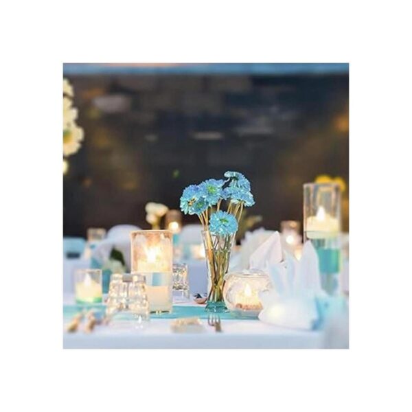 1000 pétalos de rosa artificiales con 24 velas LED