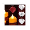 1000 pétalos de rosa artificiales con 24 velas LED