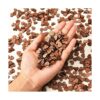 1000 piezas rústicas de madera de confeti de corazón de